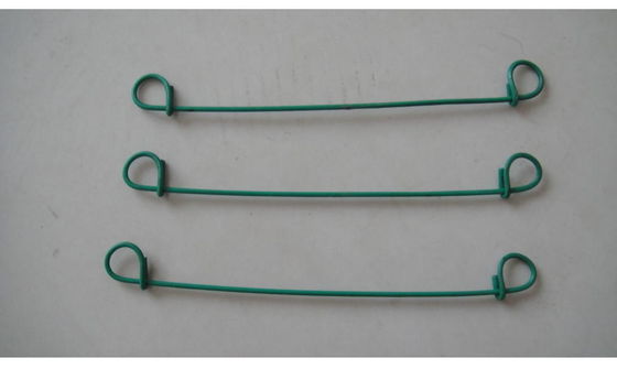 Bar 16 Gague Binding Galvanized Iron Wire , PVC Coated Loop Tie Wire
