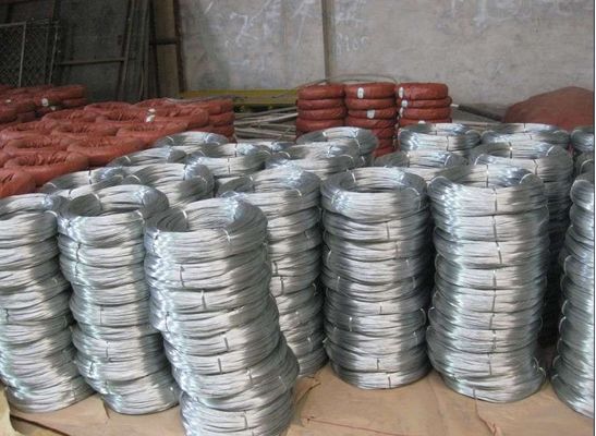 Low Carbon Galvanized Iron Wire For Meshes , Galvanized Spring Wires