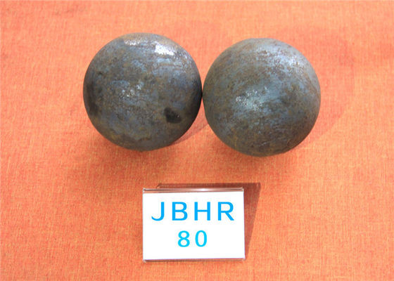 Wear Resistance Hot Rolling Steel Balls / Grinding Media Steel Balls Dia 80mm