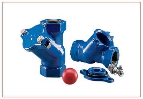 Industrial Horizontal Ball Check Valve For Sludge Pump / Low Pressure Drop Check Valves