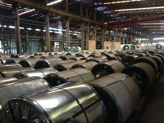 Galvanized ISO9001 Steel Coil 508 / 610mm / Steel Sheet Coil
